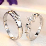 1 Pair Of Couple Ring For Engagement And Friendship Gift