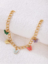 Elegant Multi Color Butterfly Chain