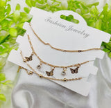 Triple-layered Adjustable Bracelet Set